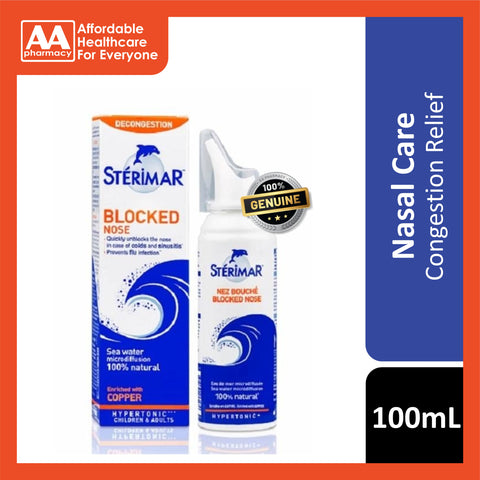 Sterimar Blocked Nose Hypertonic Nasal Spray 100mL (3 years and above)