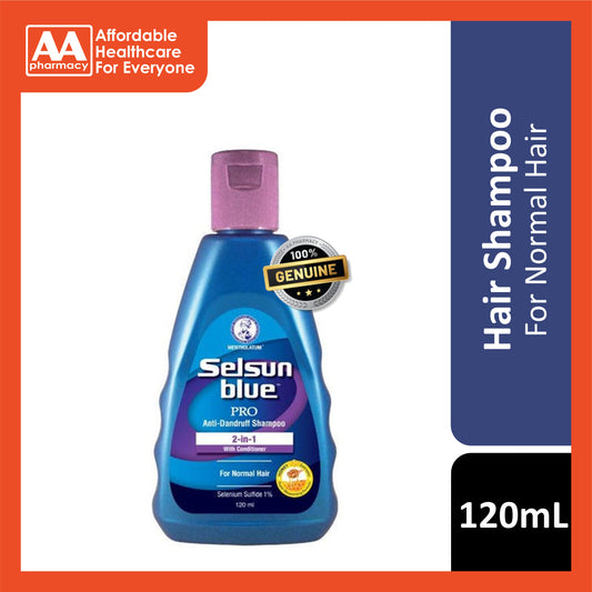 Selsun Blue PRO Anti-Dandruff Shampoo 120mL (2-in-1 with Conditioner)