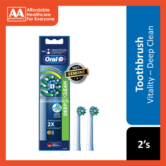 Oral-B Vitality Deep Clean Replacement Brush Head 2's