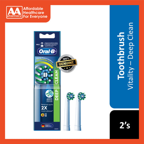 Oral-B Vitality Deep Clean Replacement Brush Head 2's
