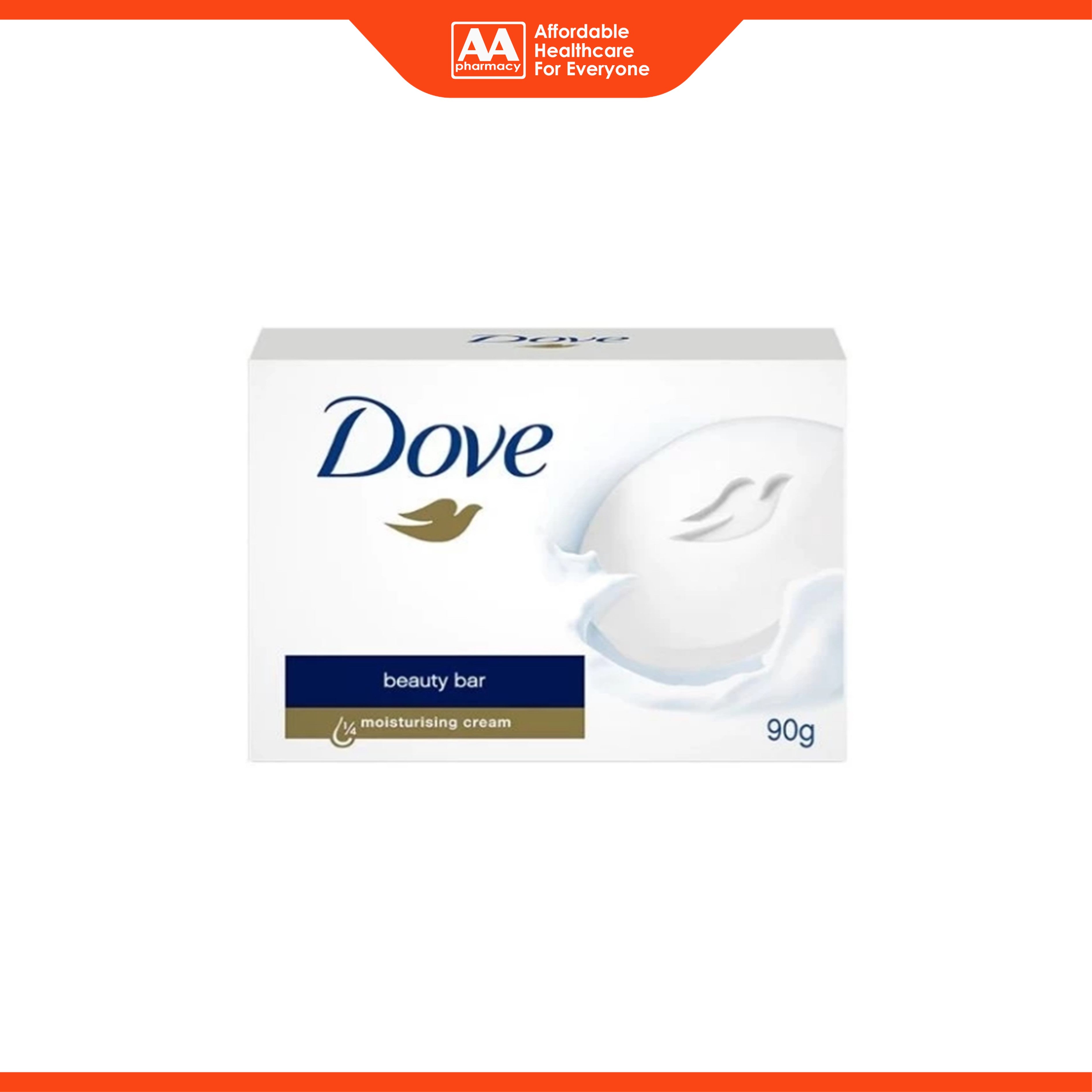 Dove Moisturizing Cream Beauty Bar Soap 90g