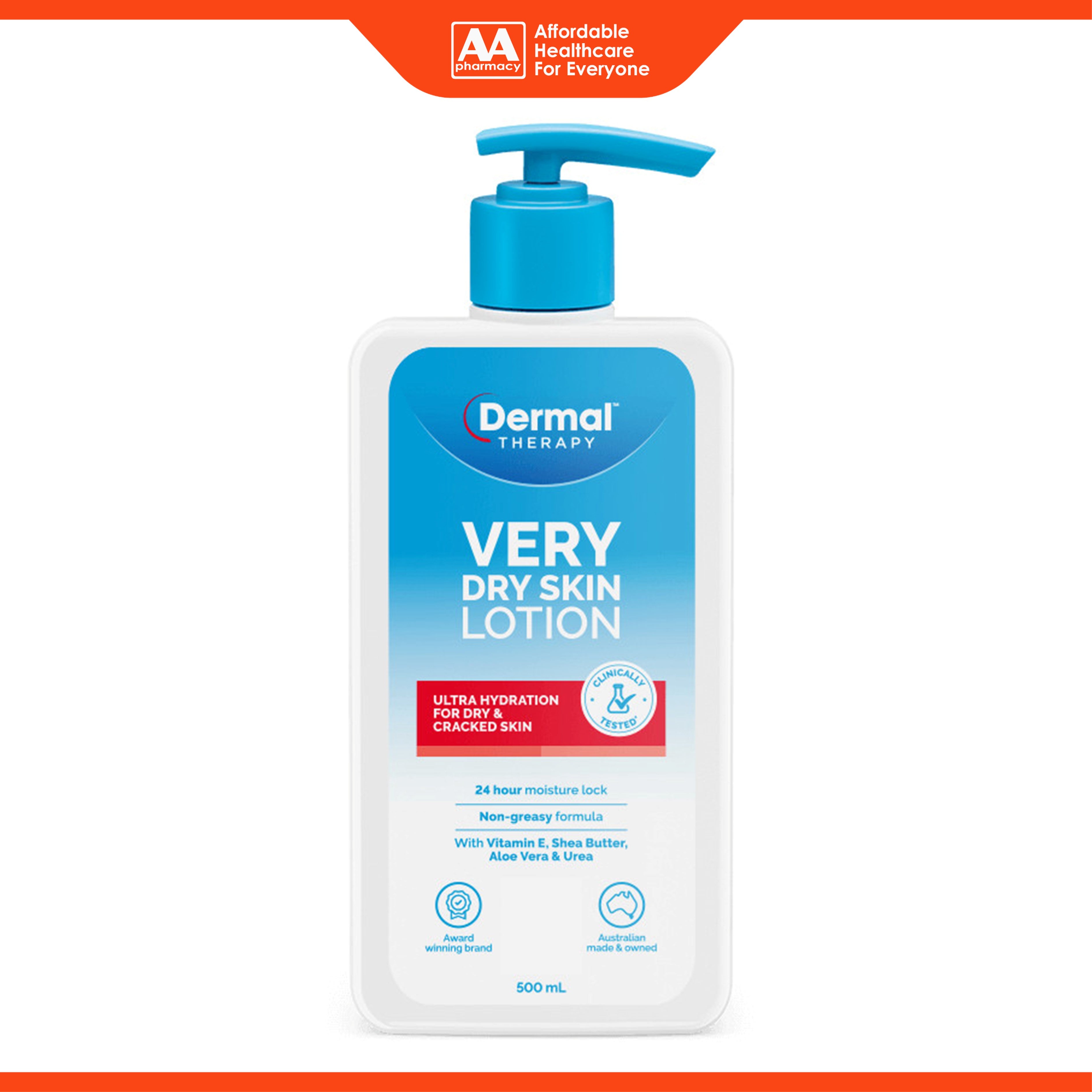Dermal Therapy Very Dry Skin Lotion 500mL