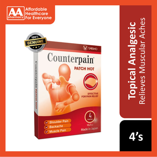 Counterpain Pain Relief Patch (Hot) 4's