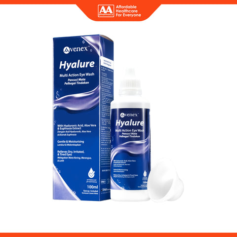 Avenex Hyalure Multi Action Eye Wash 100mL