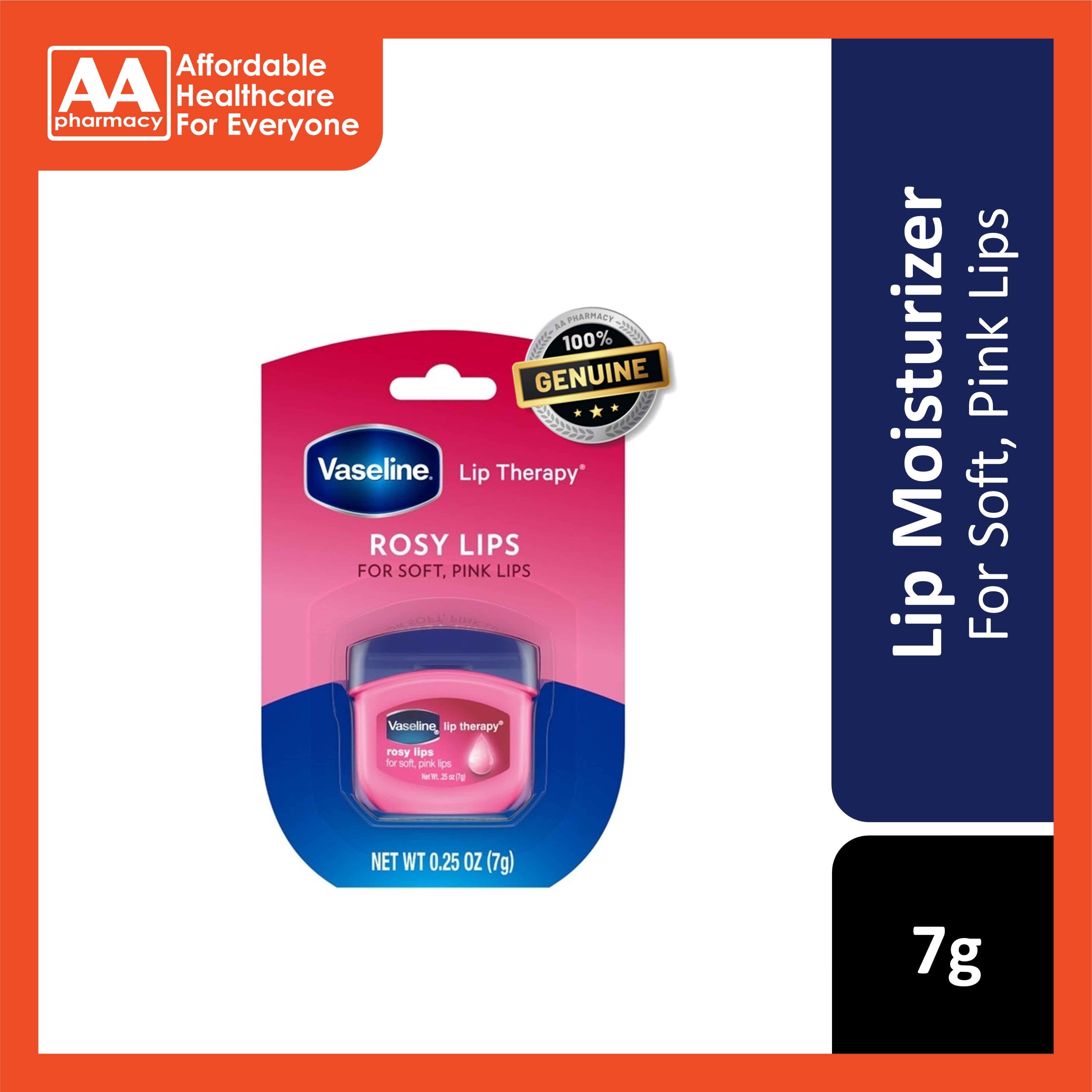 Vaseline Lip Therapy (Rosy Lips) 7g