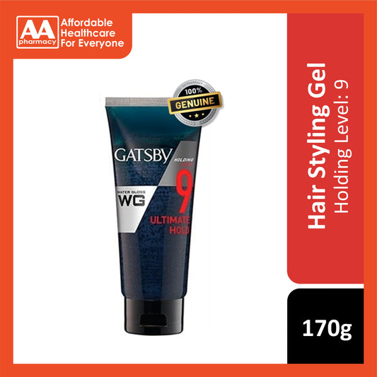 Gatsby Water Gloss Hair Gel (Ultimate Hold, Holding Level 9) 170g