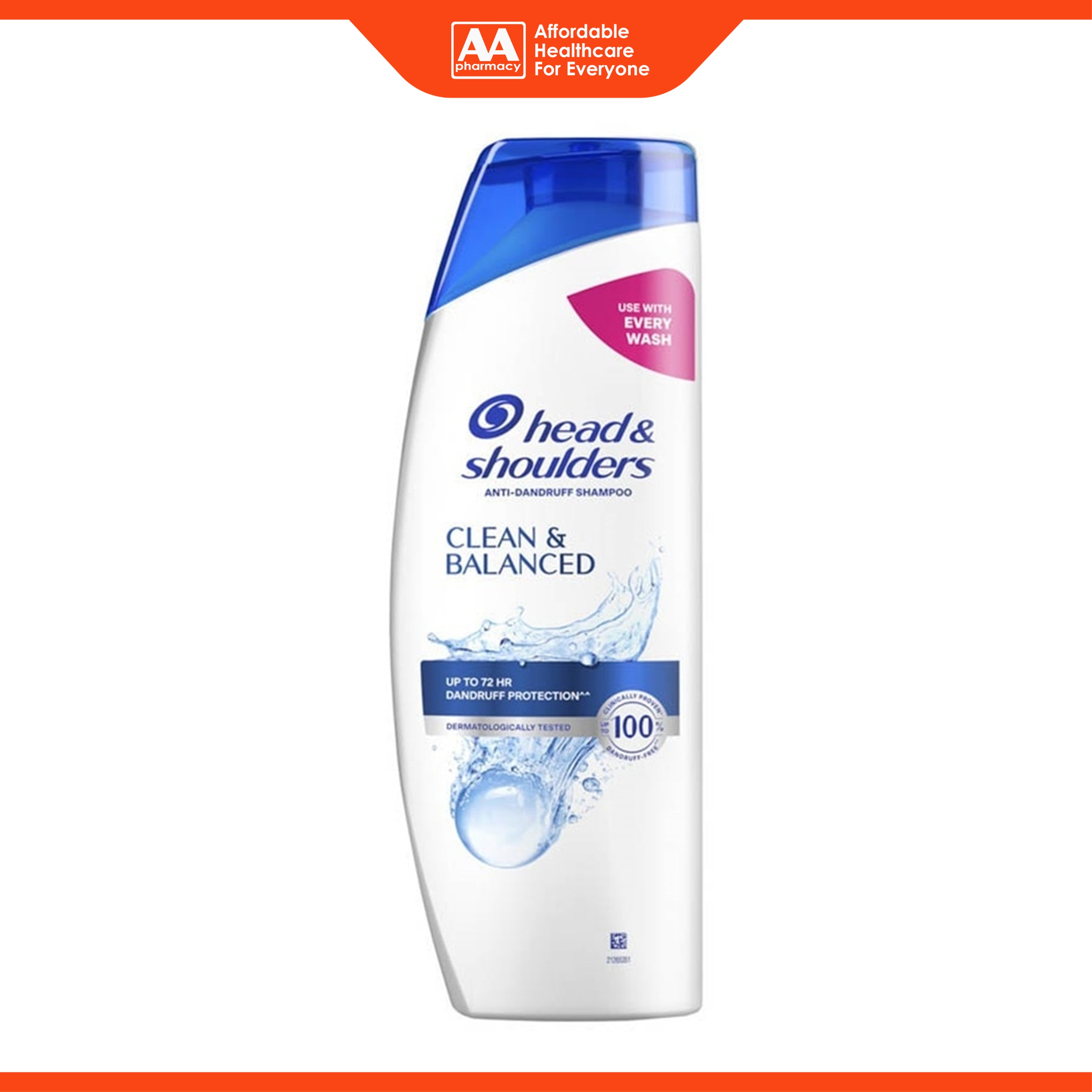 Head and Shoulders Anti-Dandruff Shampoo (Clean and Balanced) 300mL