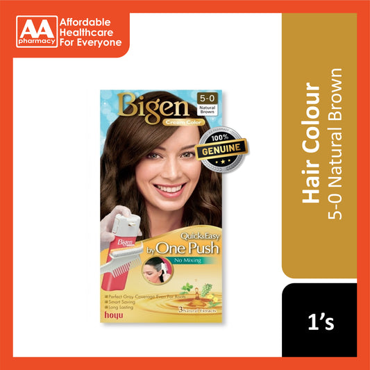 Bigen Cream Color 5-0 Natural Brown