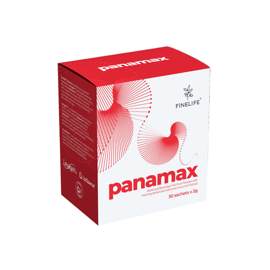 Finelife Panamax (Botanical Beverage Mix Fruit Powder, Palmitoylethanolamide and Curcumin Extract) Sachet 2gx30's