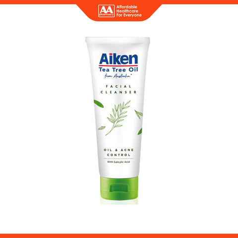 Aiken Tea Tree Oil Facial Cleanser with Salicylic Acid 100g (Oil and Acne Control)