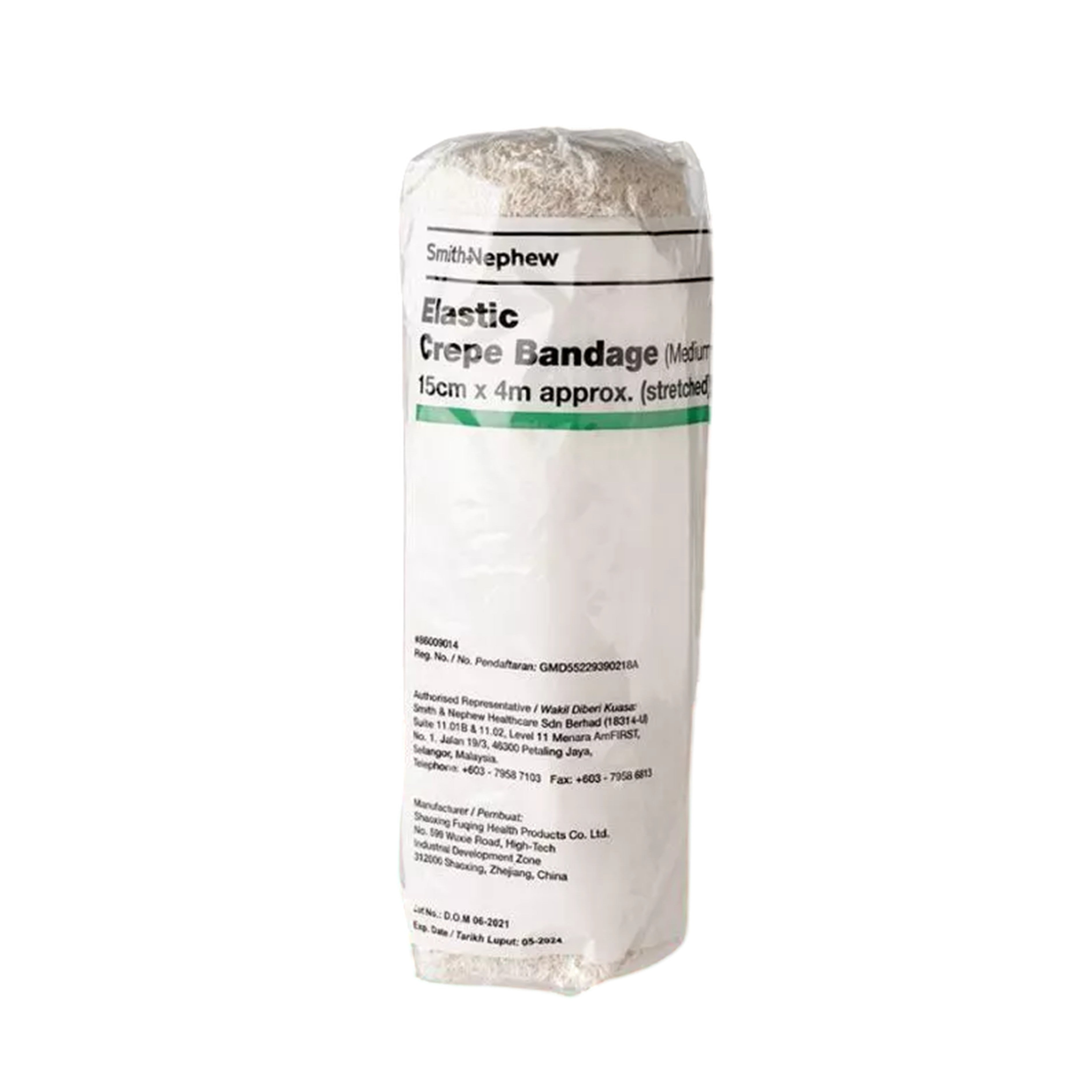 Smith and Nephew Elastic Crepe Bandage (Medium Weight) 15cmx4m (Stretched) 1's