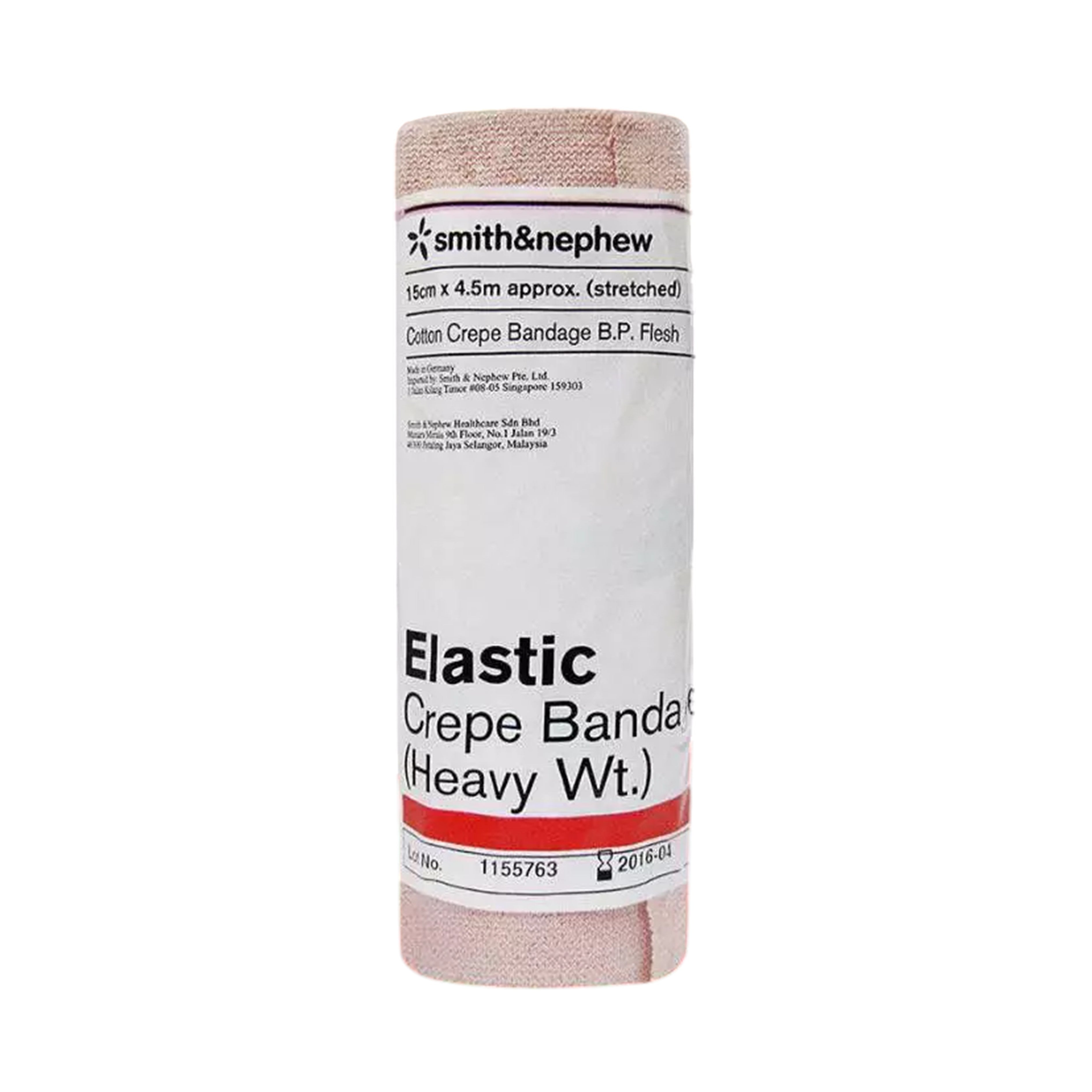 Smith and Nephew Cotton Elastic Crepe Bandage (Heavy Weight) 15cmx4.5m (Stretched) 1's