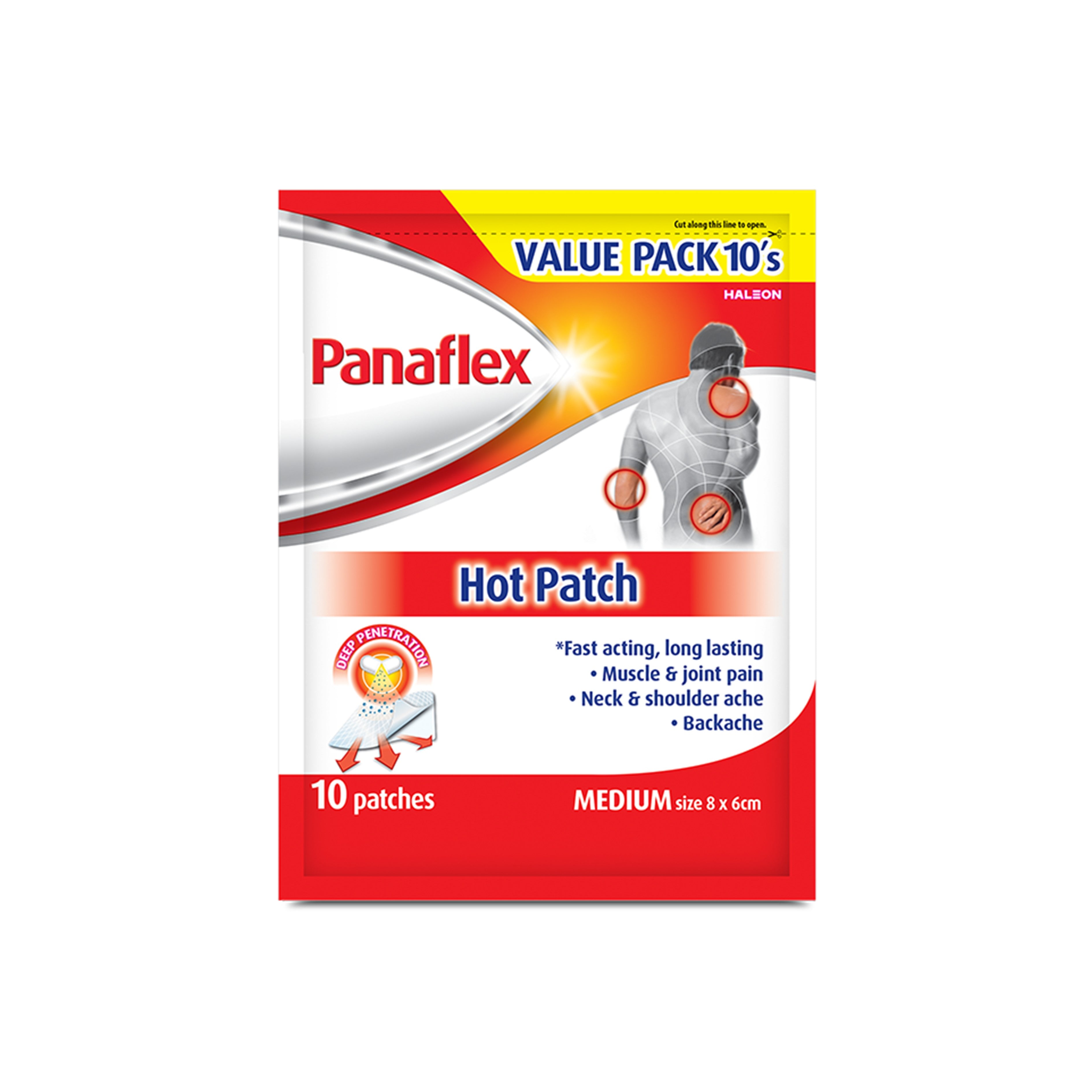 Panaflex Hot Patch 10's [Value Pack]
