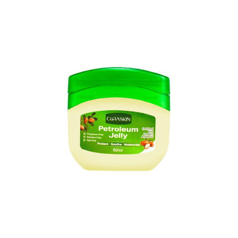 Curaskin Petroleum Jelly 50mL (Enriched with Organic Argan Oil)