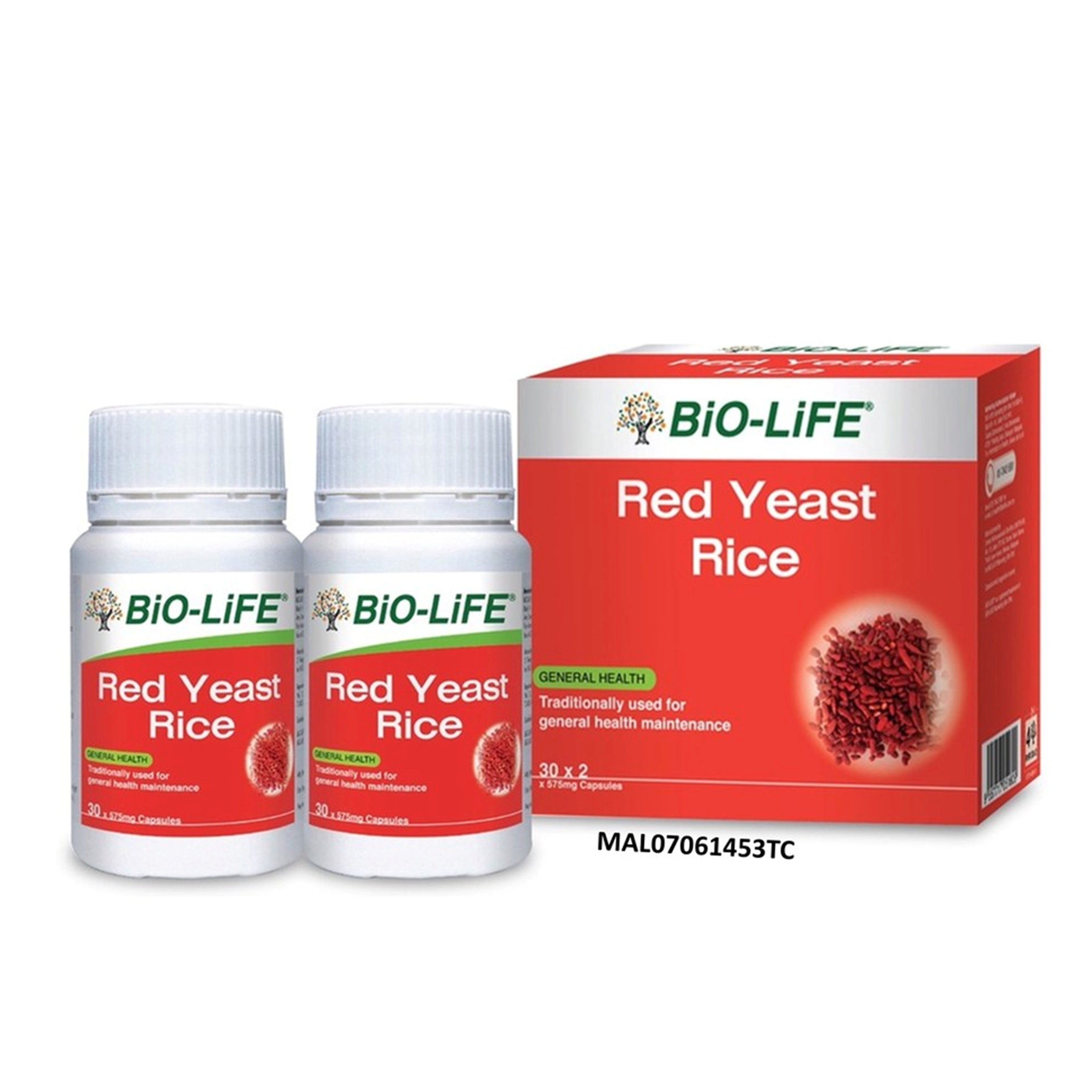 Bio-Life Red Yeast Rice Capsule 2x30's