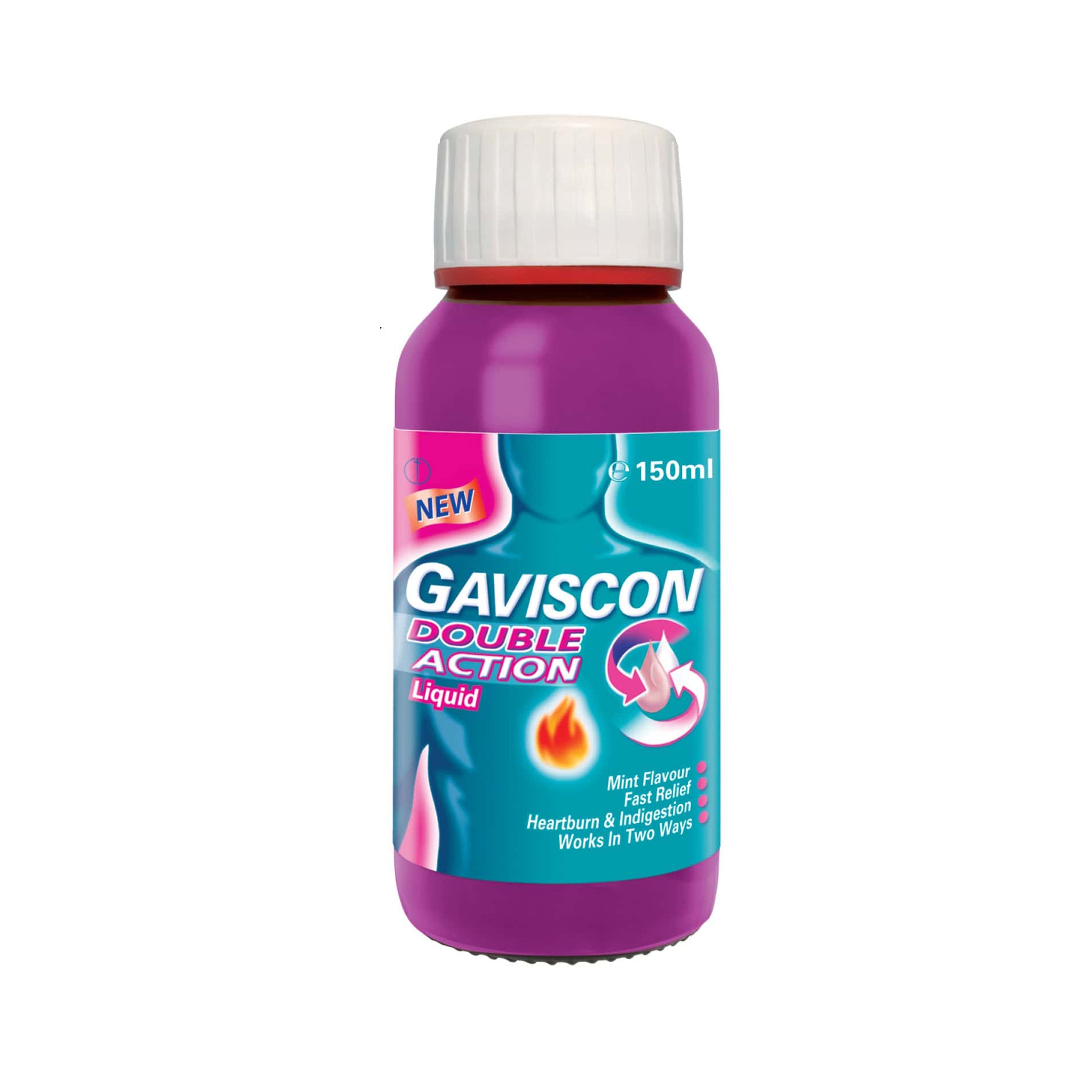 Gaviscon Double Action Liquid 150mL (Mint Flavour)
