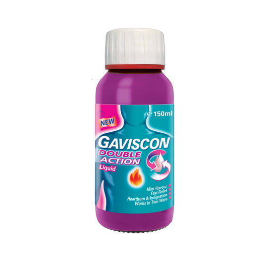 Gaviscon Double Action Liquid 150mL (Mint Flavour)