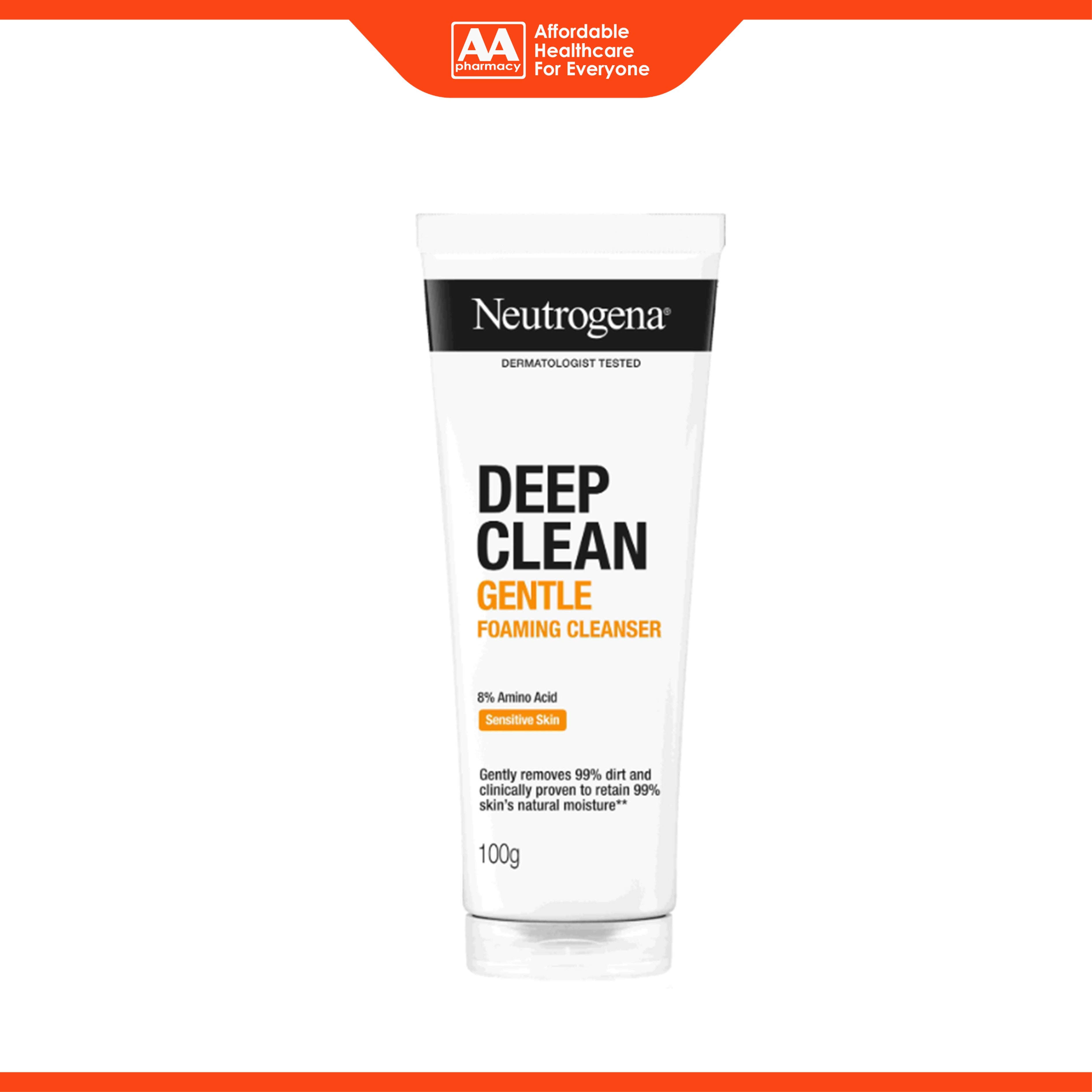 Neutrogena Deep Clean Gentle Foaming Cleanser 100g