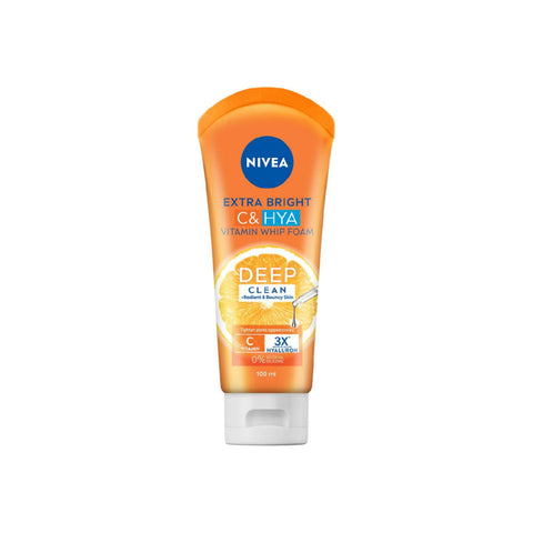 Nivea Extra Bright C and HYA Vitamin Whip Foam 100mL