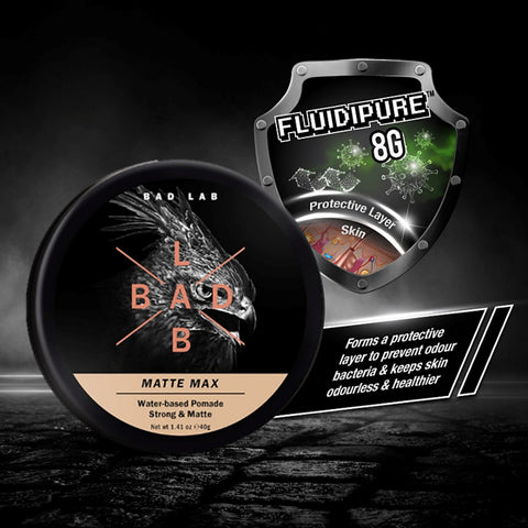 Bad Lab Water-Based Pomade (Matte Max, Strong and Matte) 40g
