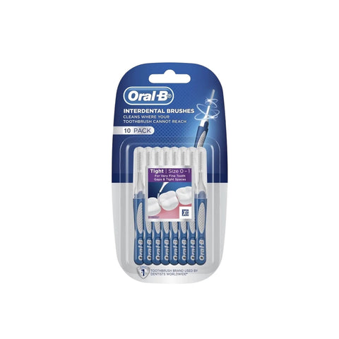 Oral-B Interdental Brush (Tight, Size 0-1) 10's