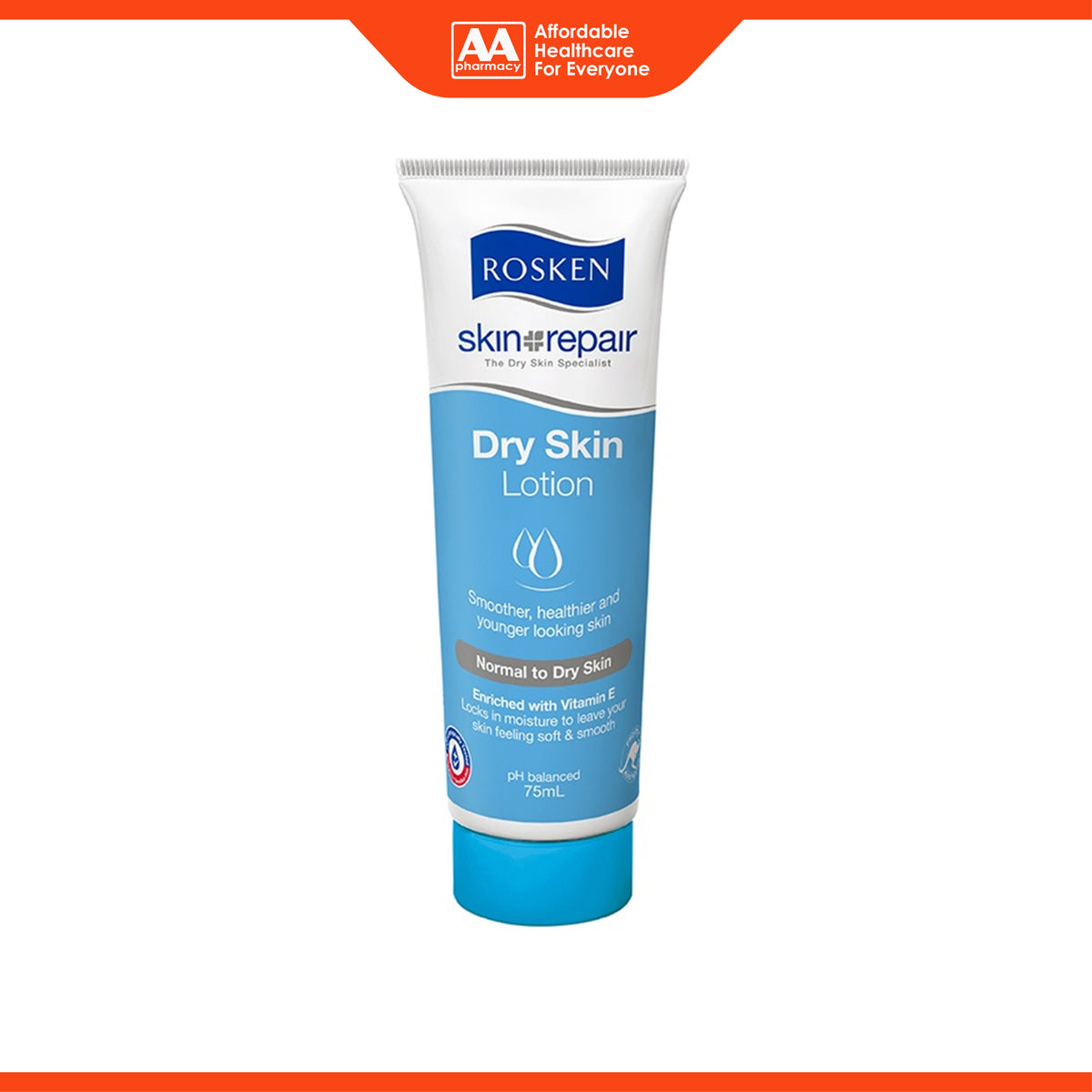 Rosken Skin Repair Dry Skin Lotion (75ml)