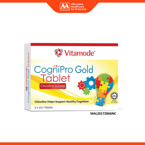 Vitamode CogniPro Gold Tablet 3x10's