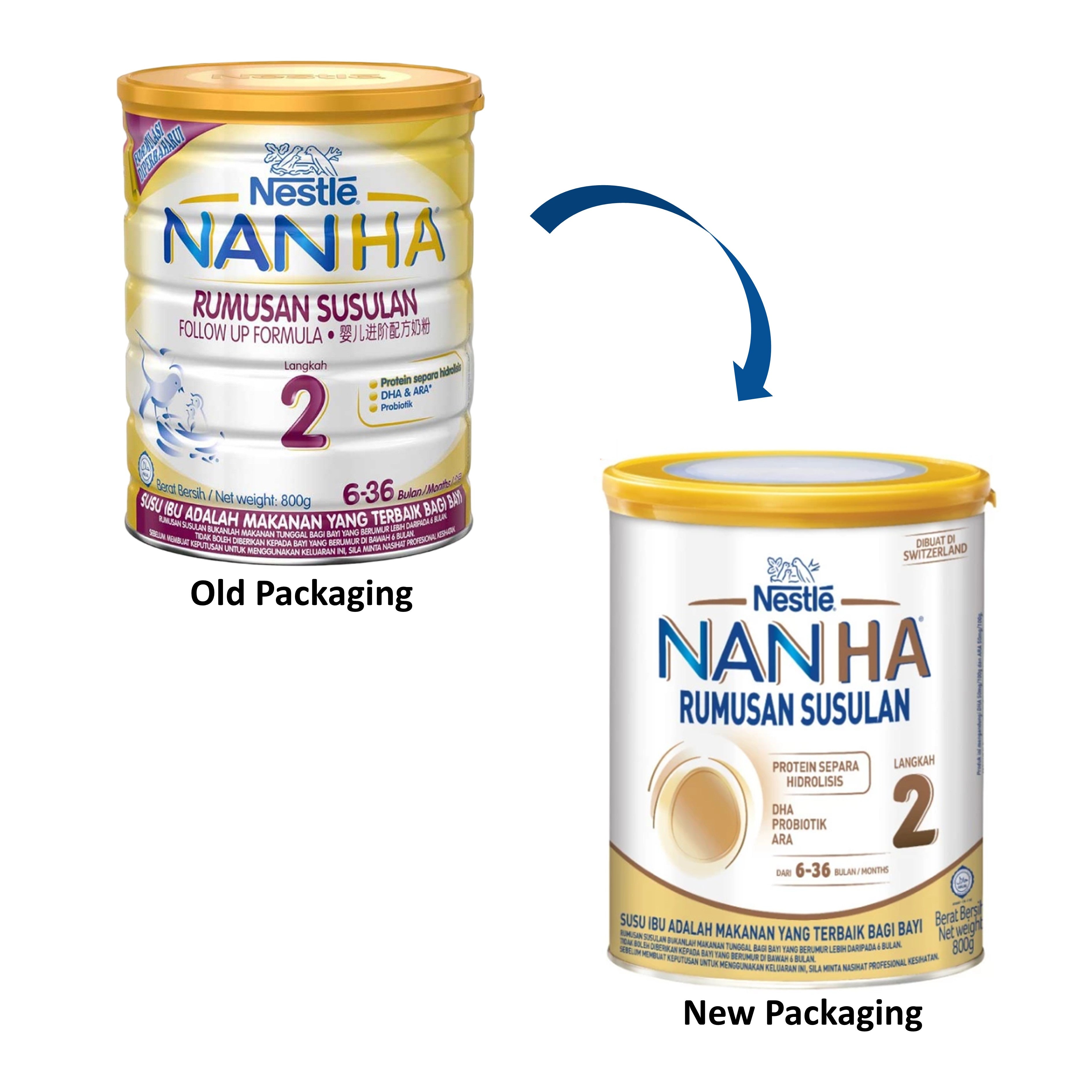 Nestlé NAN HA Follow Up Formula Step 2 800g (For Babies 6-36 Months)