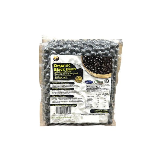 Eco Action Organic Black Bean with Green Kernel 500g