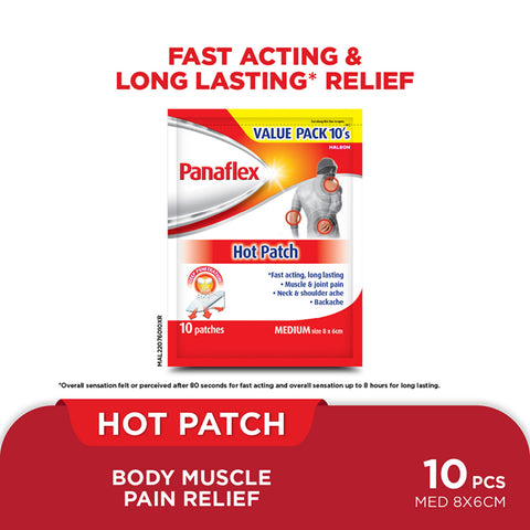 Panaflex Hot Patch 10's [Value Pack]