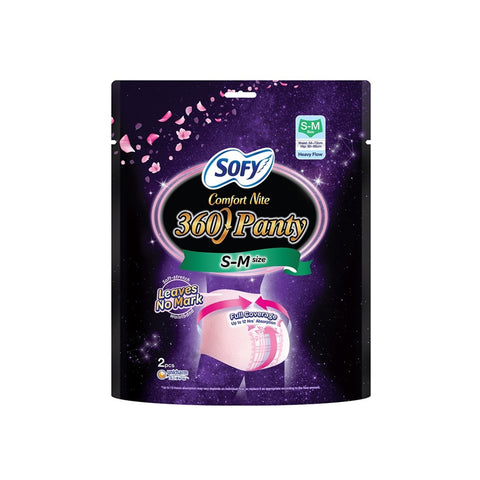 Sofy Comfort Nite 360 Panty Size S-M (Hip 80-95cm) 2's