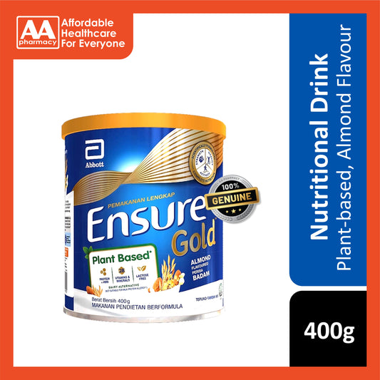 Ensure Gold Plant Based Formula Drink 400g (Almond Flavour)