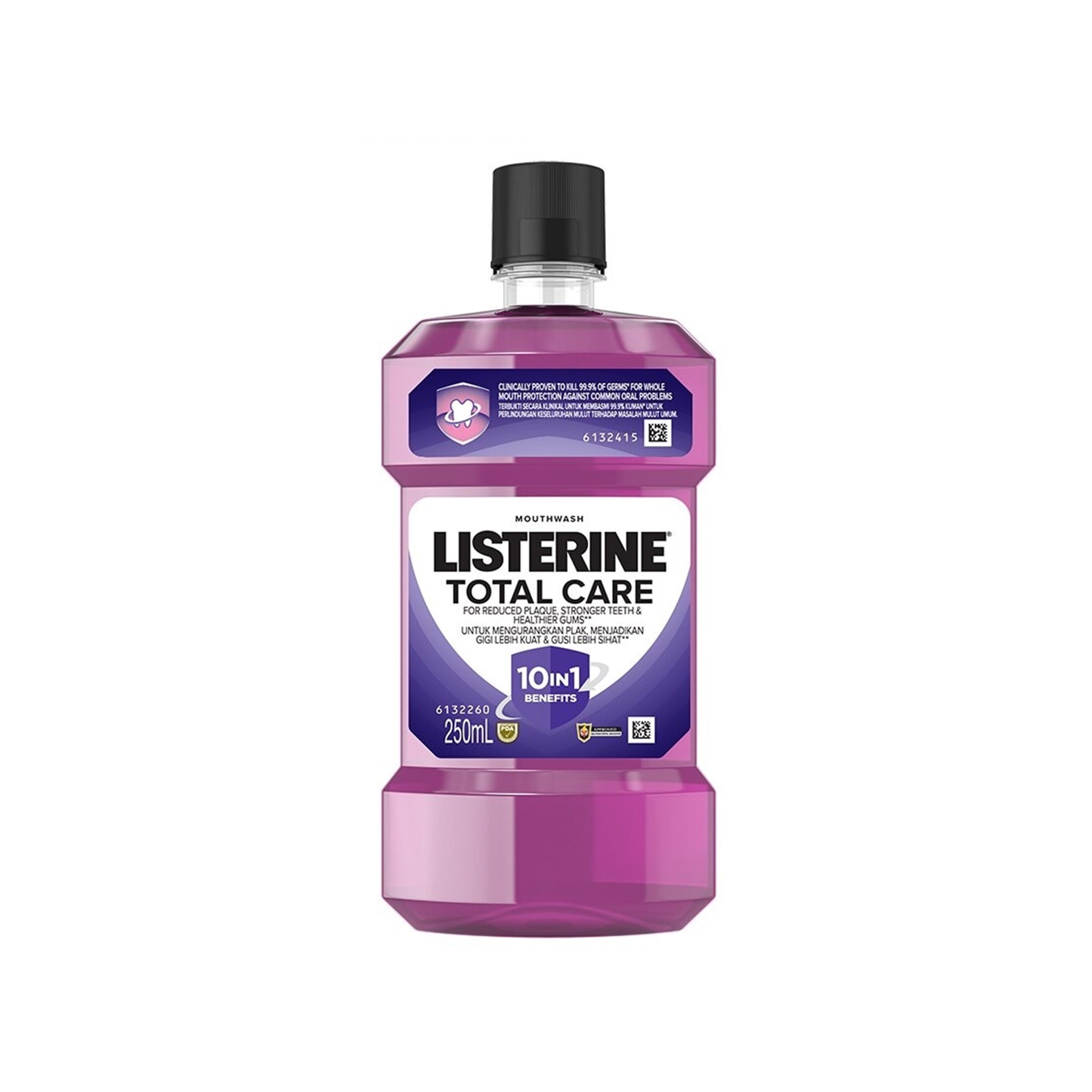 Listerine Mouthwash - Total Care 10 in 1 Benefits 250mL