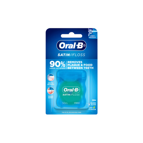Oral-B Satin Waxed Floss 50m 1's