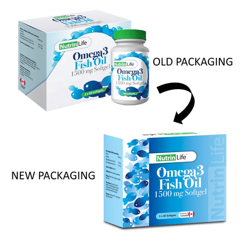 NutrinLife Omega 3 Fish Oil 1500mg Softgel 3x60's