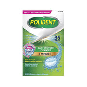 Polident Daily Denture Cleanser Tablet - 3 Minute (36's)