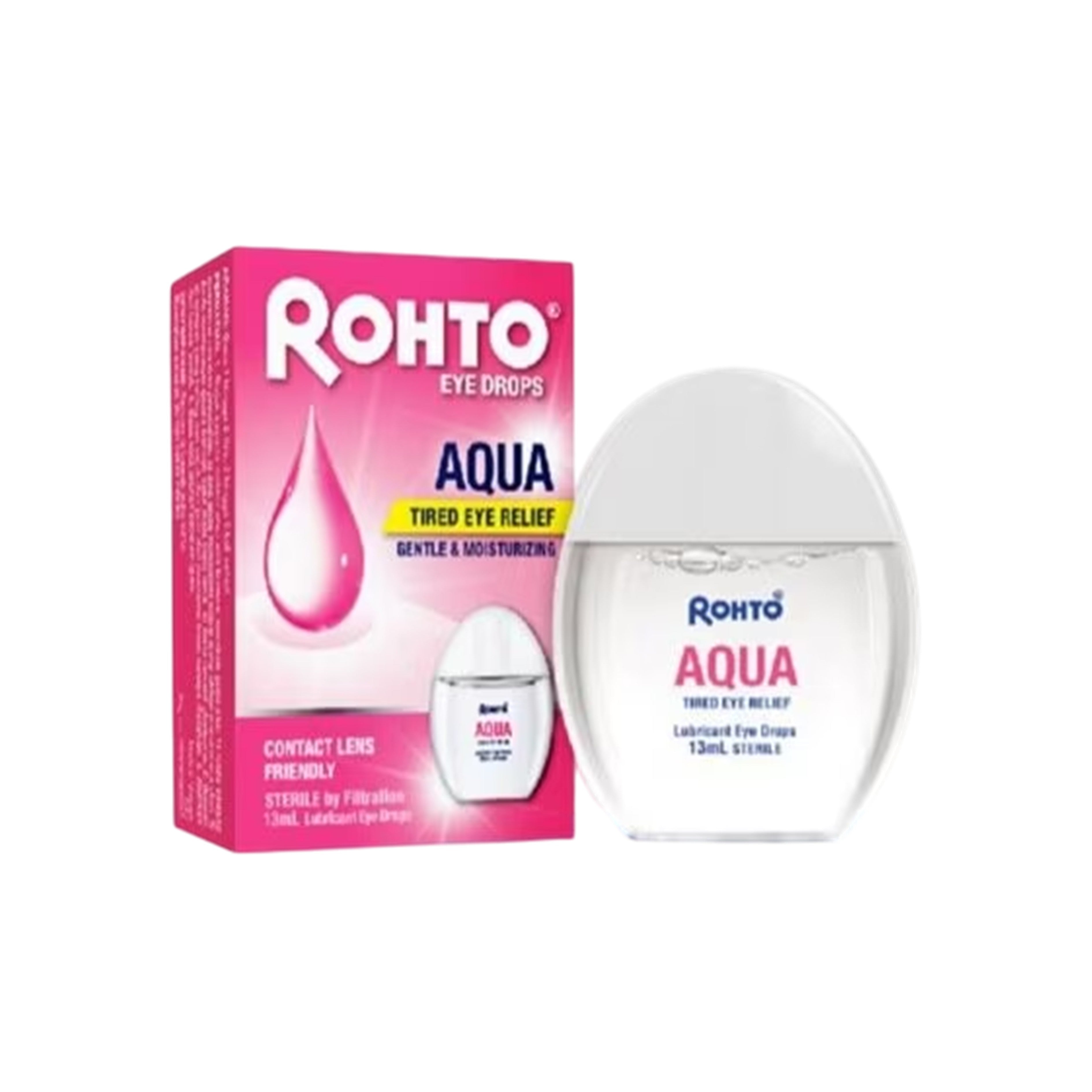 Rohto Eye Drops 13mL (Aqua, Tired Eye Relief)