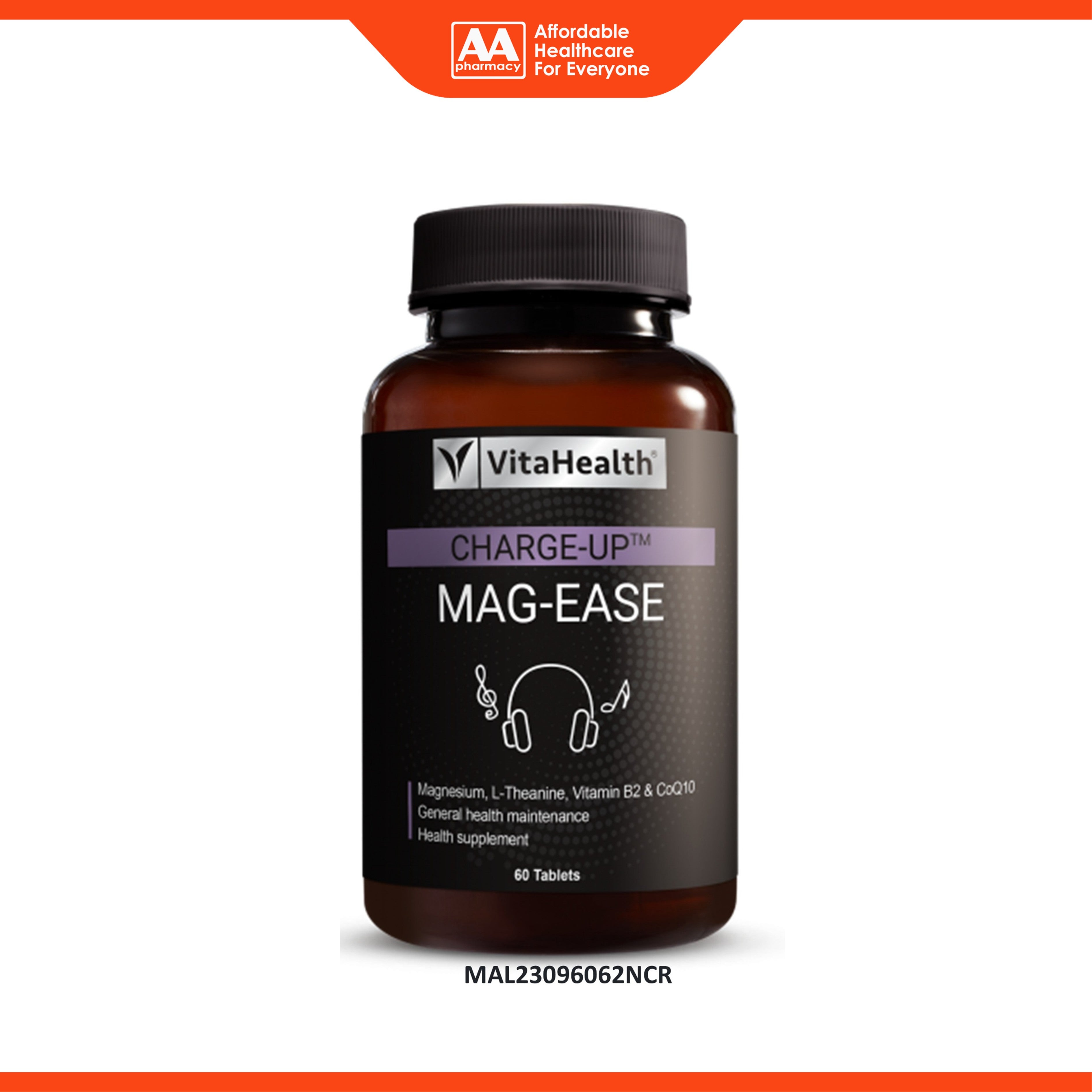 VitaHealth Charge-Up Mag-Ease Tablet 60's