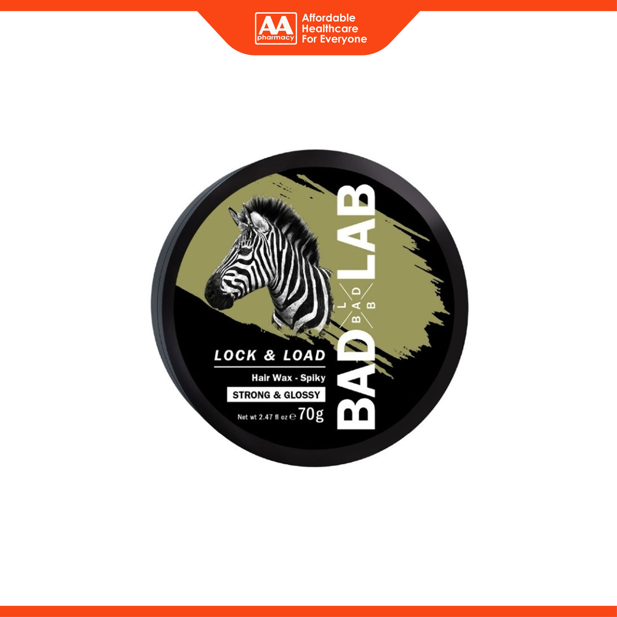 Bad Lab Lock and Load Hair Wax - Spiky, Strong and Glossy (70g)