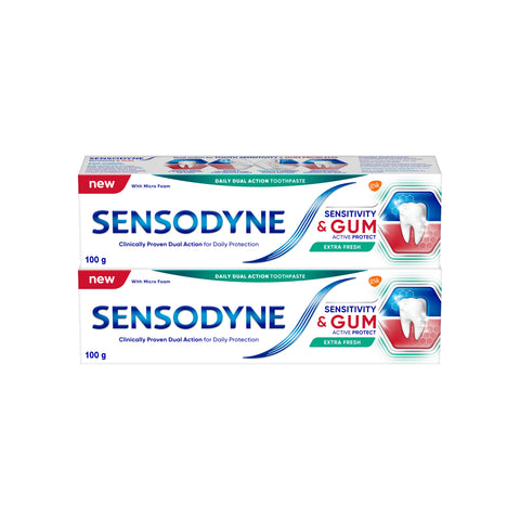 Sensodyne Toothpaste (Sensitivity and Gum, Extra Fresh Flavour) 100gx2's [Twinpack]