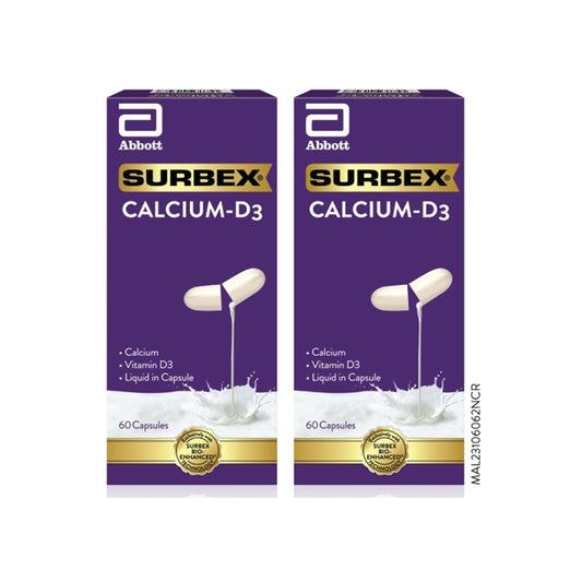 Surbex Calcium-D3 Capsule 2x60's [Twinpack]