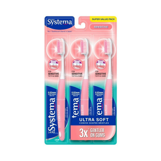 Systema Toothbrush (Sensitive, Ultra Soft) 3's
