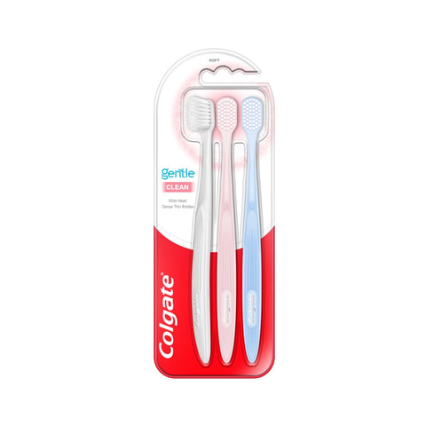 Colgate Toothbrush (Gentle Clean, Soft) 3's