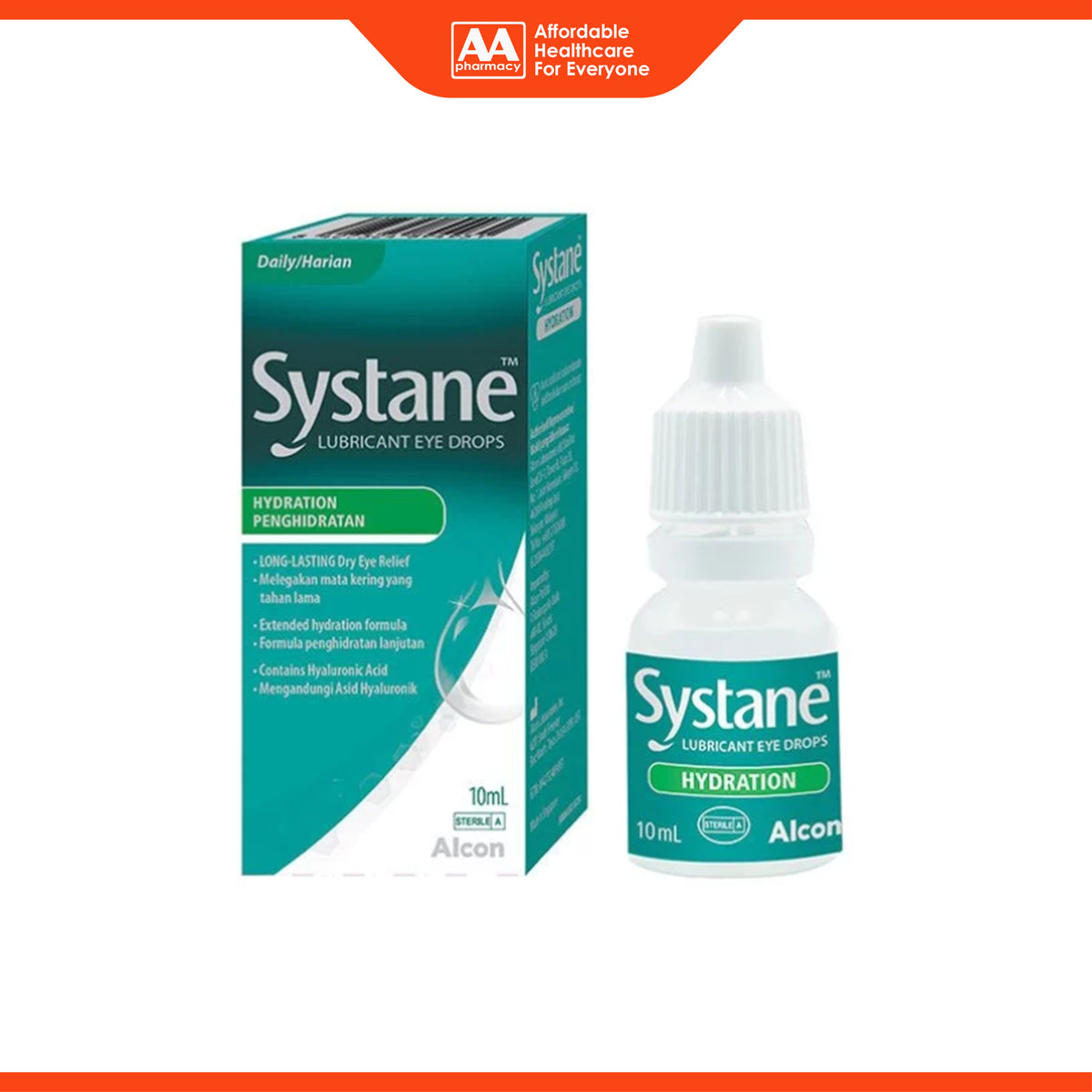 Systane Hydration Lubricant Eye Drops (10ml)