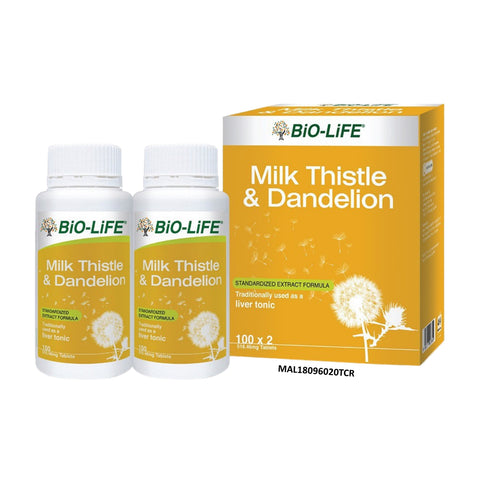 Bio-Life Milk Thistle and Dandelion Tablet 2x100's