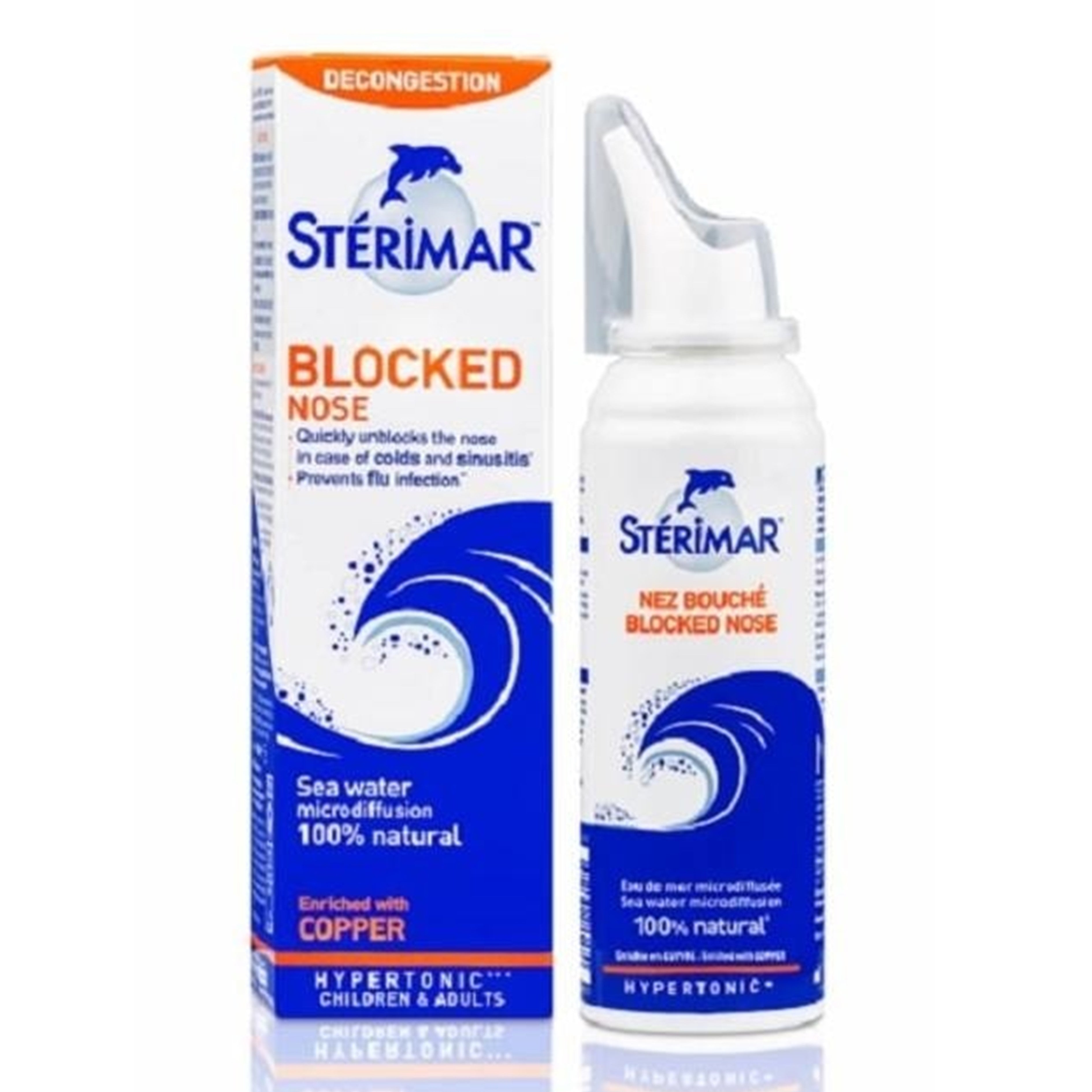 Sterimar Blocked Nose Hypertonic Nasal Spray 100mL (3 years and