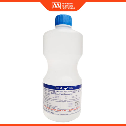 RinsCap NS Sodium Chloride 0.9% Irrigation Solution BP 1000mL