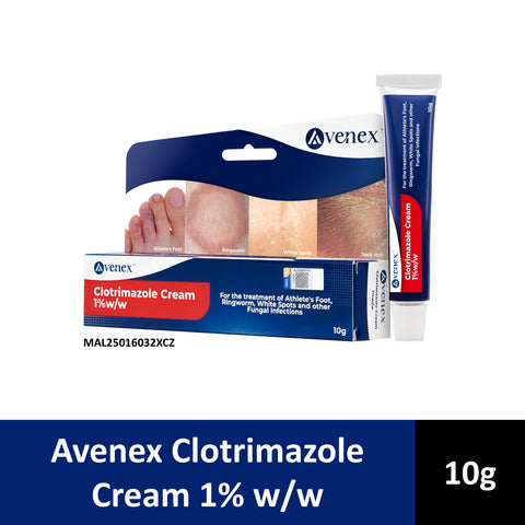 Avenex Clotrimazole Cream 1% w/w 10g