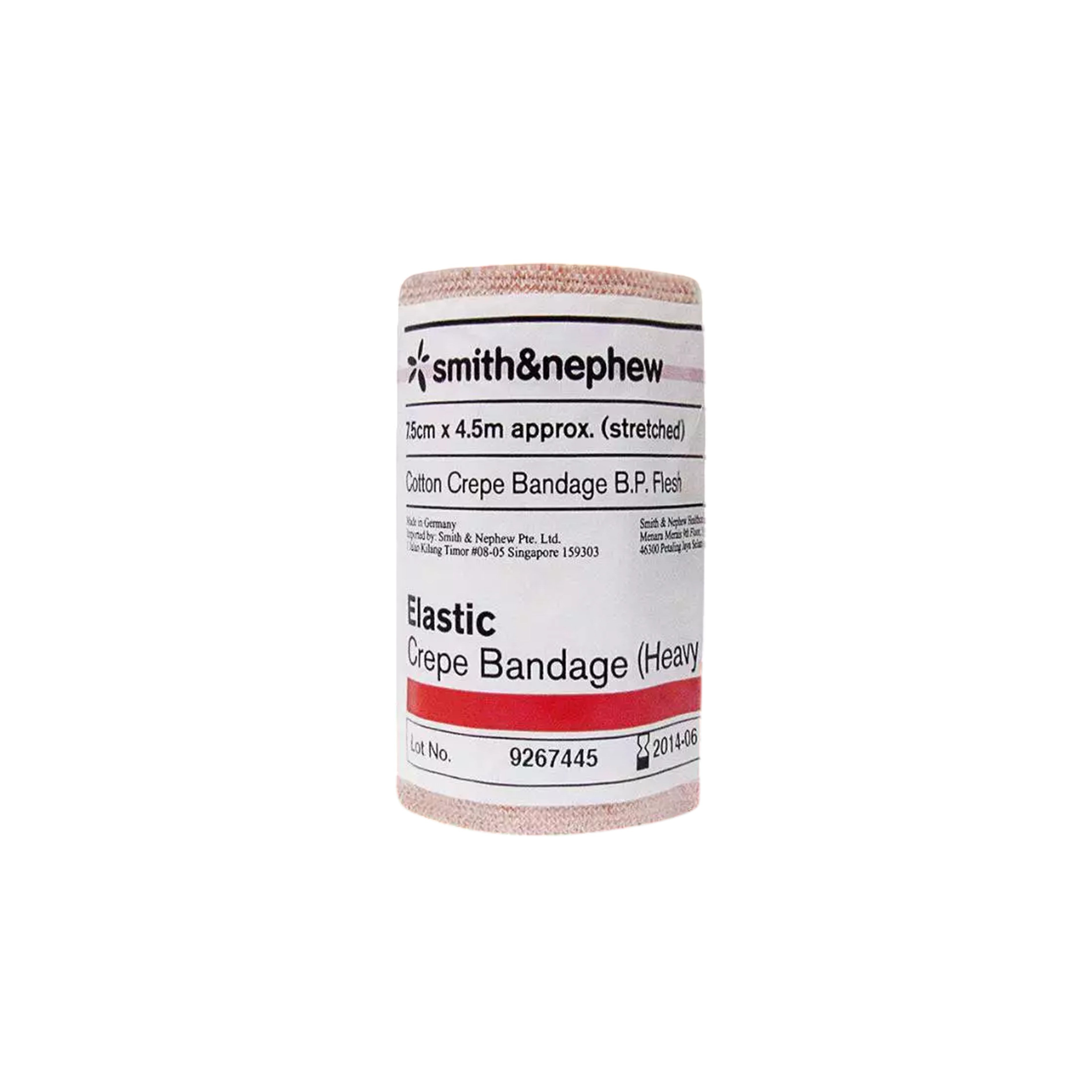 Smith and Nephew Cotton Elastic Crepe Bandage (Heavy Weight) 7.5cmx4.5m (Stretched) 1's