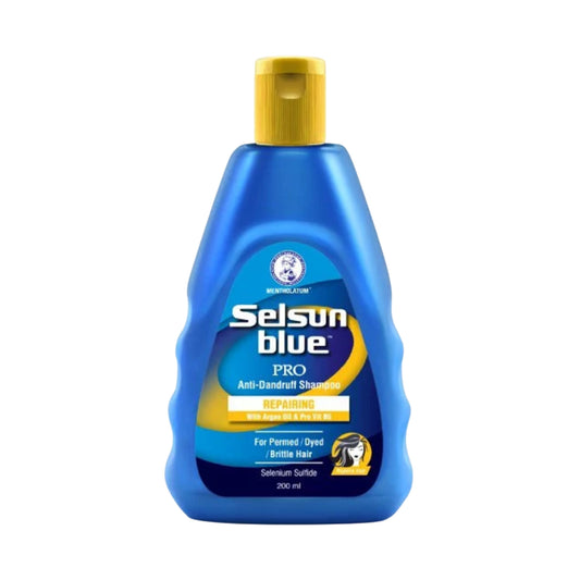 Selsun Blue PRO Anti-Dandruff Shampoo 200mL (Repairing with Argan Oil and Pro Vit B5)